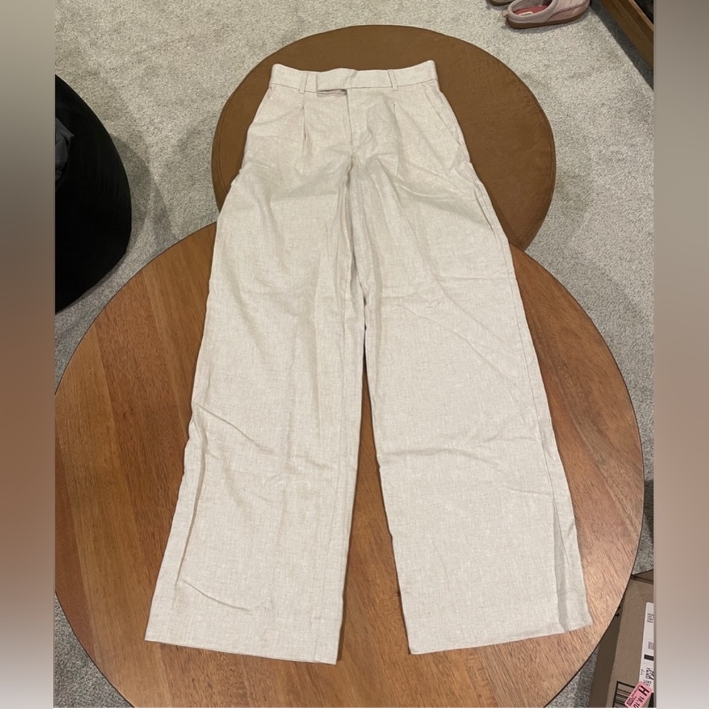 Banana Republic size 2 wide leg linen pants